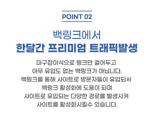 은가비플랜의 백링크 차별화